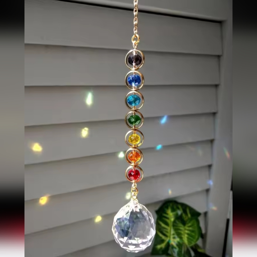 New Crystal Suncatcher Mobile #1664-588